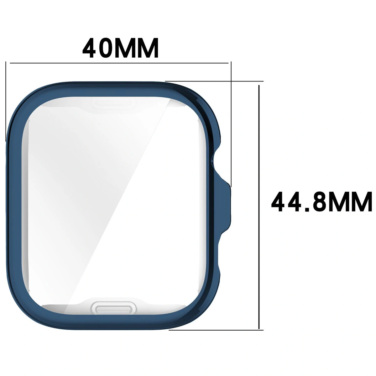 Wymiary obudowy Bizon Case Watch Felipe dla Huawei Watch Fit 4